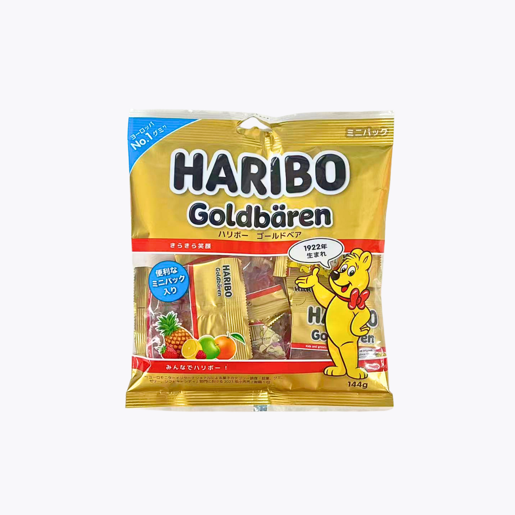 三菱食品 HARIBO 迷你黃金小熊軟糖 小袋裝 144g