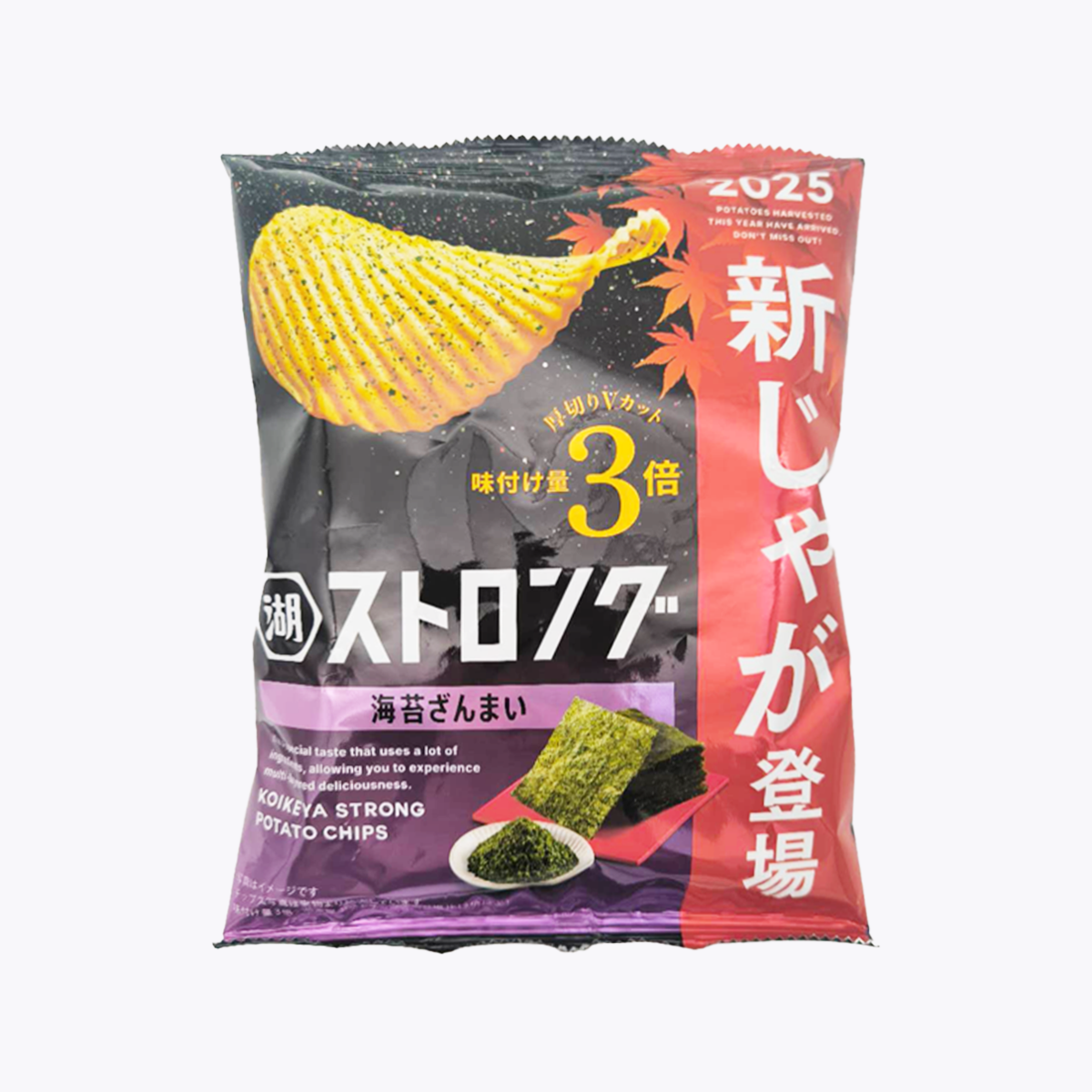 湖池屋 STRONG 濃郁海苔風味 厚切洋芋片 53g