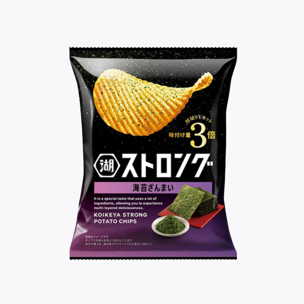 湖池屋 STRONG 濃郁海苔風味 厚切洋芋片 53g