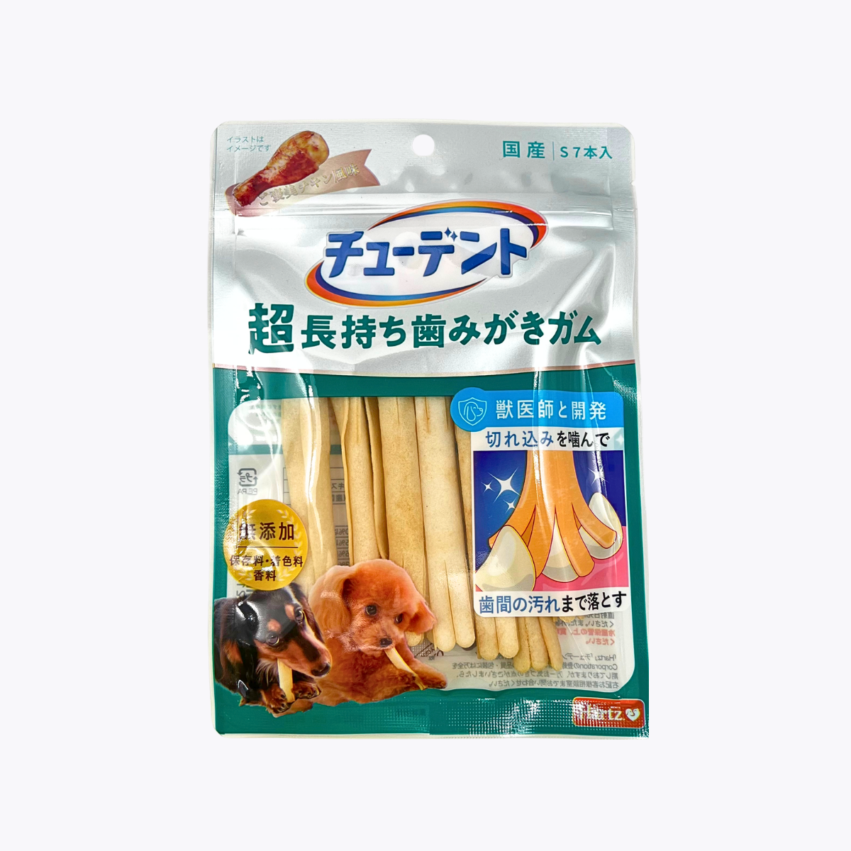 住商Agro Harts Chudent 超耐咬潔牙口香糖 S 雞肉風味 成犬用 7支入