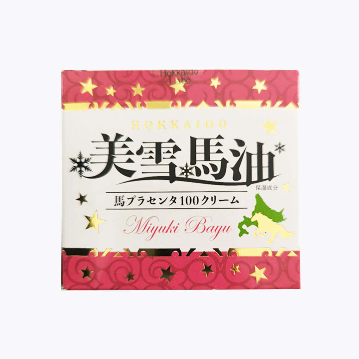 北海道labo 美雪馬油 保濕乳霜 添加馬胎盤素 150g