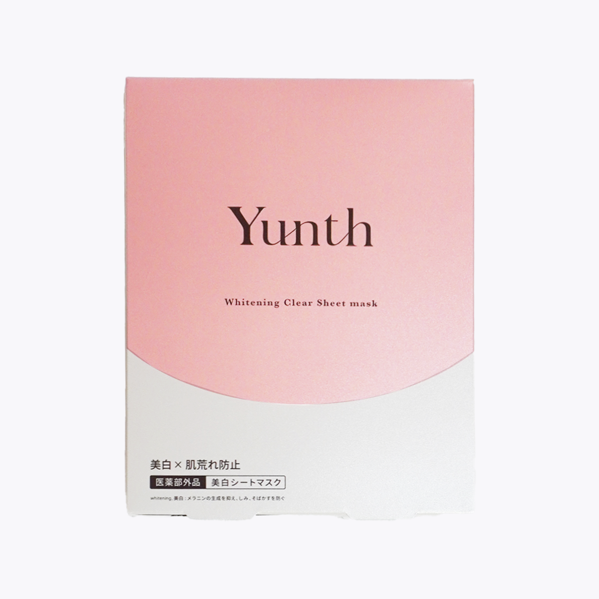 【醫藥部外品】Yunth 藥用美白面膜 美白 × 預防肌膚粗糙 6片裝