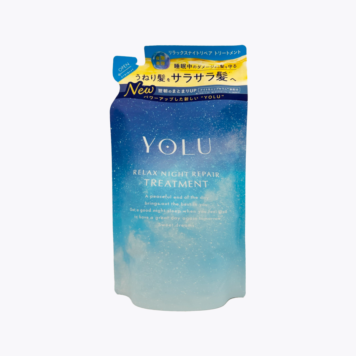 I-ne YOLU 放鬆夜修護潤髮乳 補充包 400g