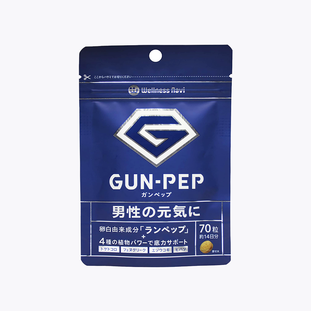 Wellness Navi健康領航 GUN-PEP 男性元氣片 70粒 約14日分