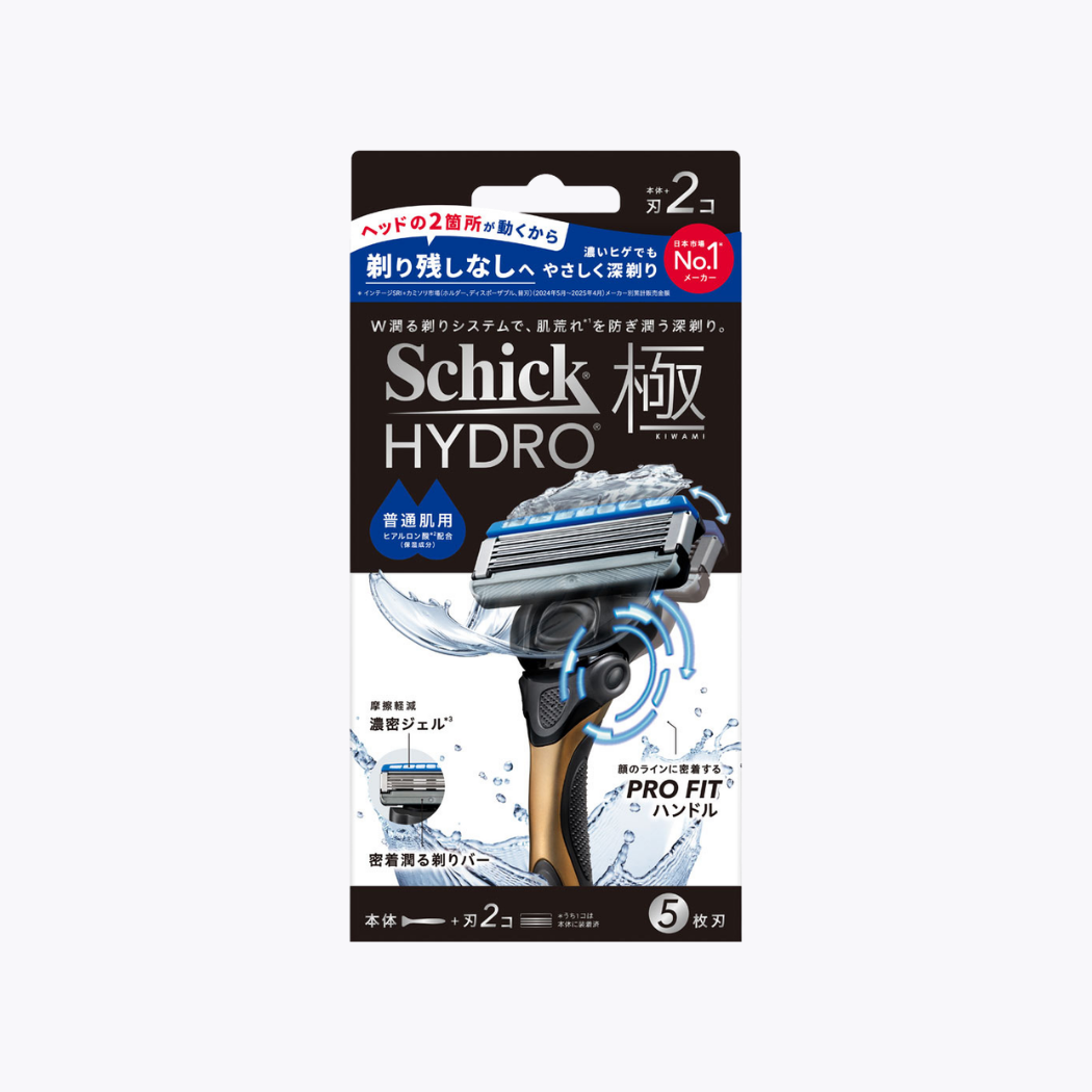 Schick Hydro 極 一般肌膚適用刮鬍刀 本體+刀片2個