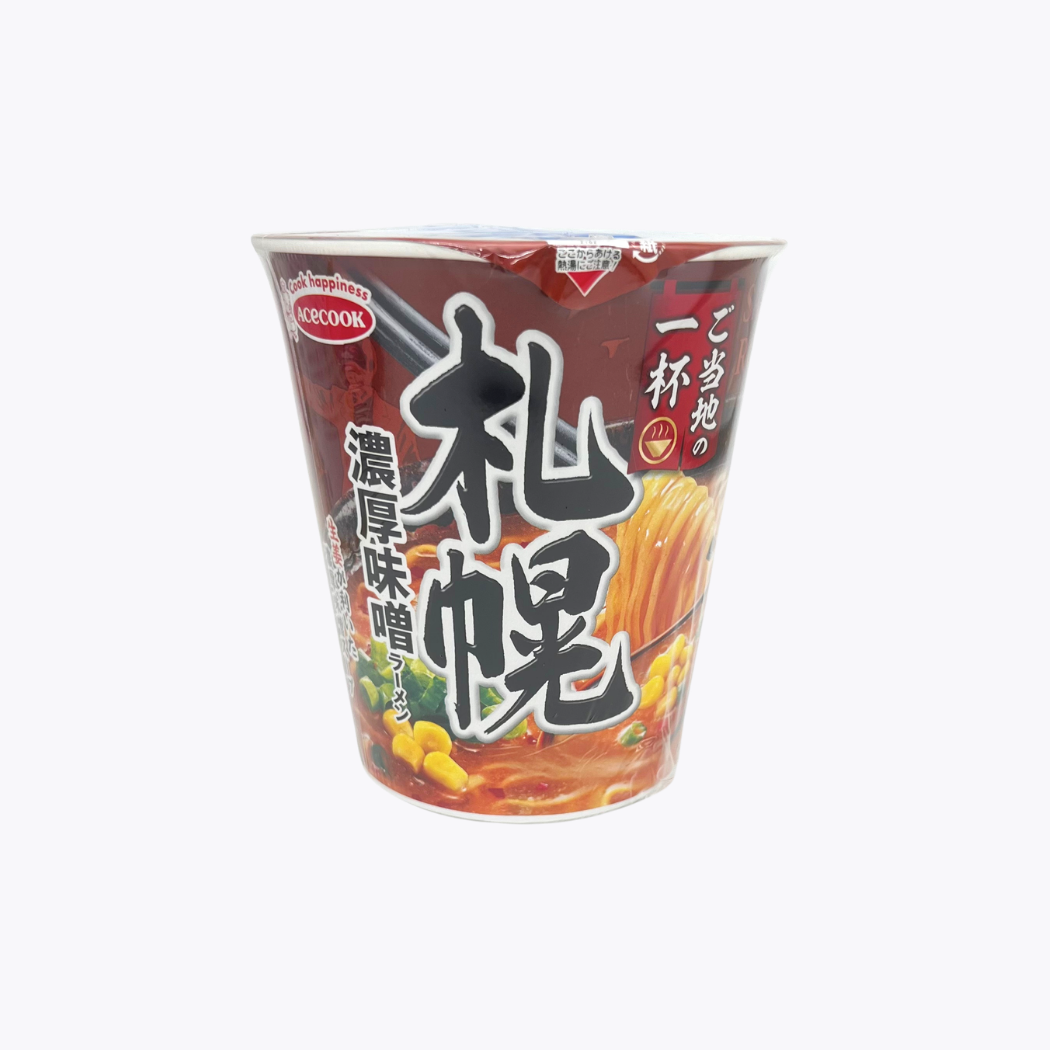 ACECOOK 地方風味一碗 札幌 濃厚味噌拉麵 64g