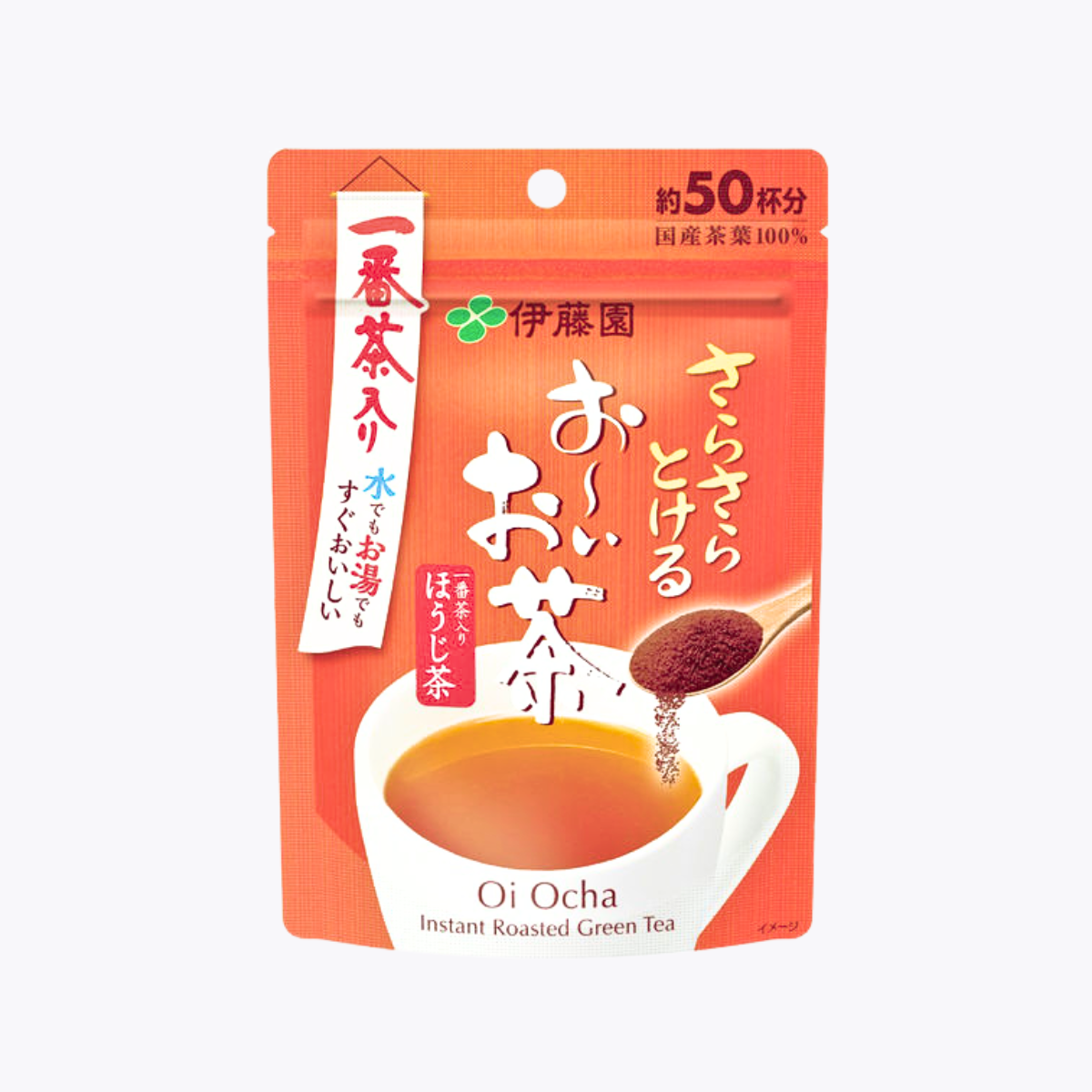伊藤園Oi Ocha 冷熱水即溶香醇焙茶粉40g 約50杯分