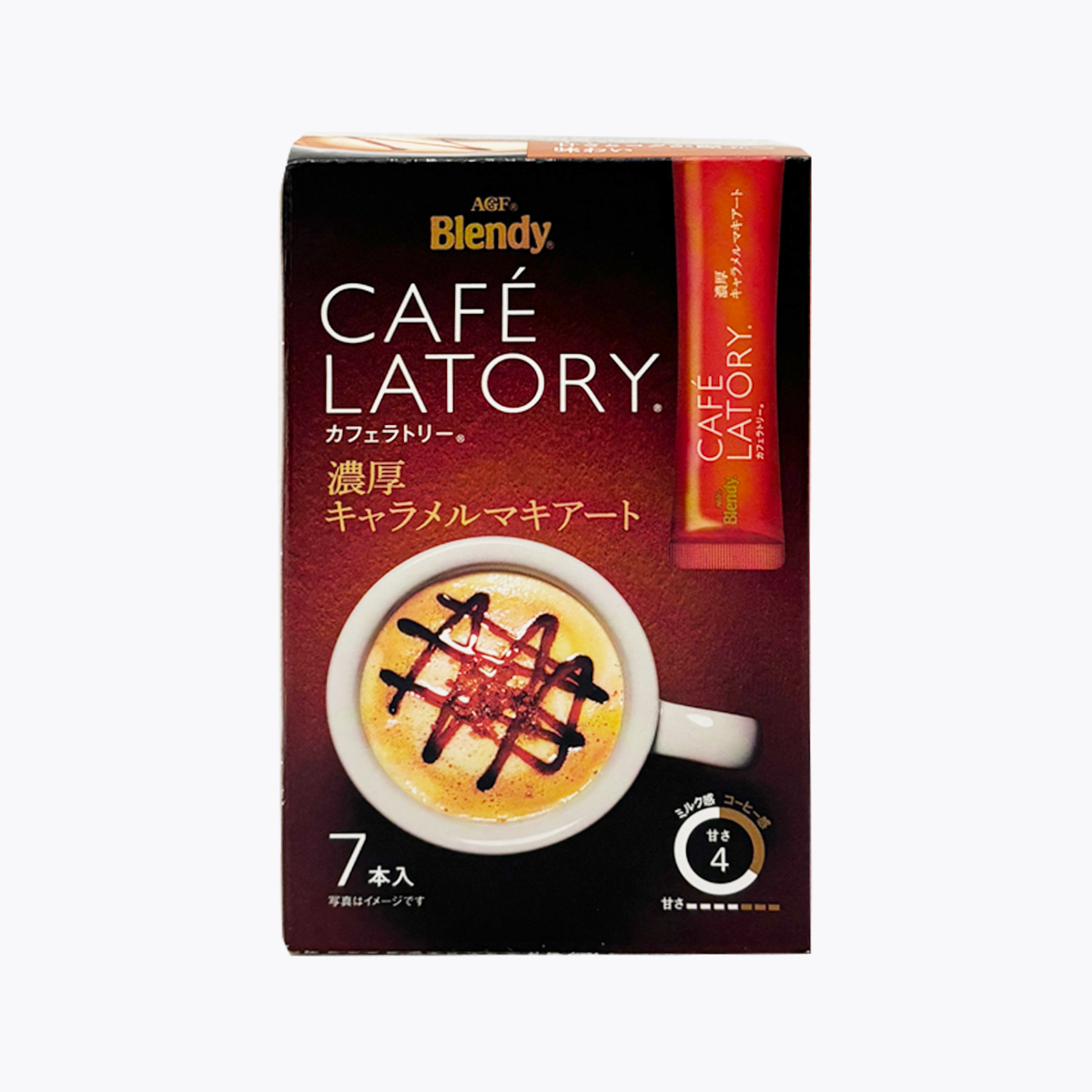味之素 AGF Blendy CAFE LATORY 濃厚焦糖瑪奇朵 7包