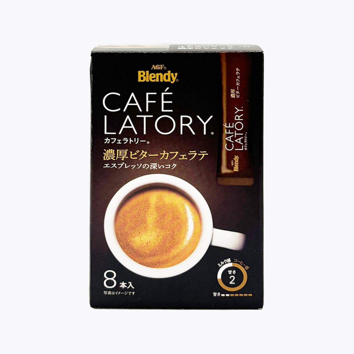 味之素 AGF Blendy CAFE LATORY 濃厚微苦咖啡拿鐵 8包