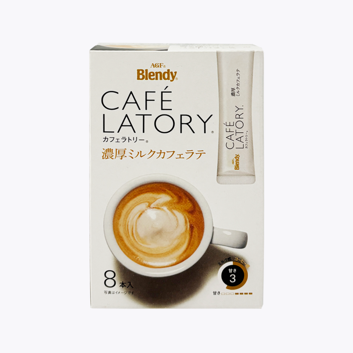 味之素 AGF Blendy CAFE LATORY 濃厚牛奶咖啡拿鐵 8包