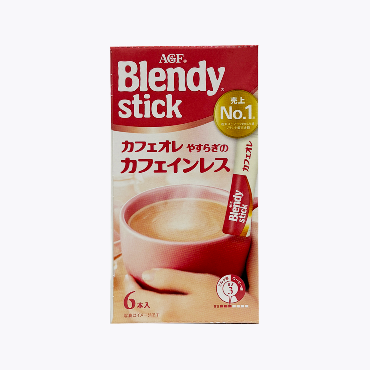 味之素 AGF Blendy Stick 低咖啡因 咖啡歐蕾 6包