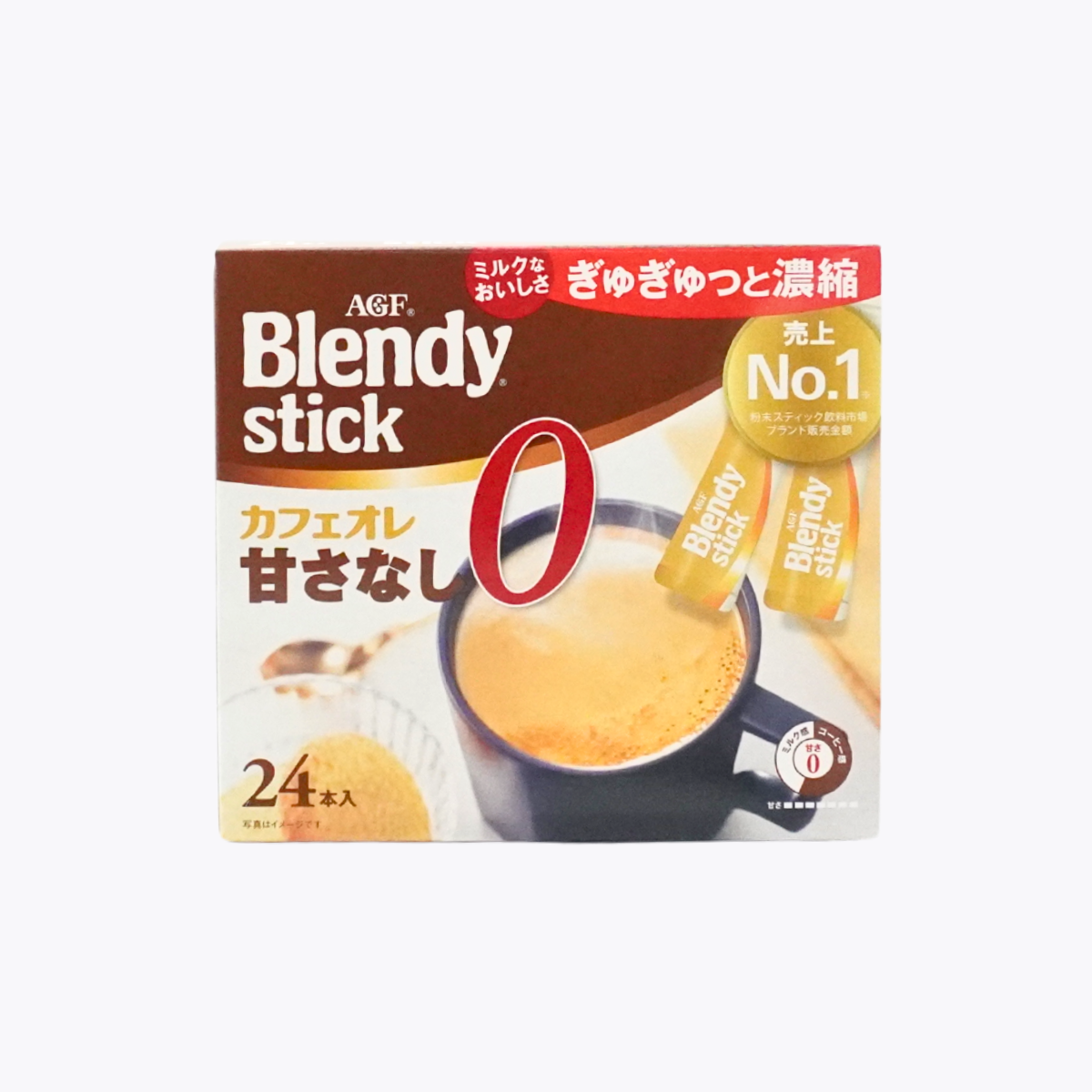 味之素 AGF Blendy Stick 無糖咖啡歐蕾 24包