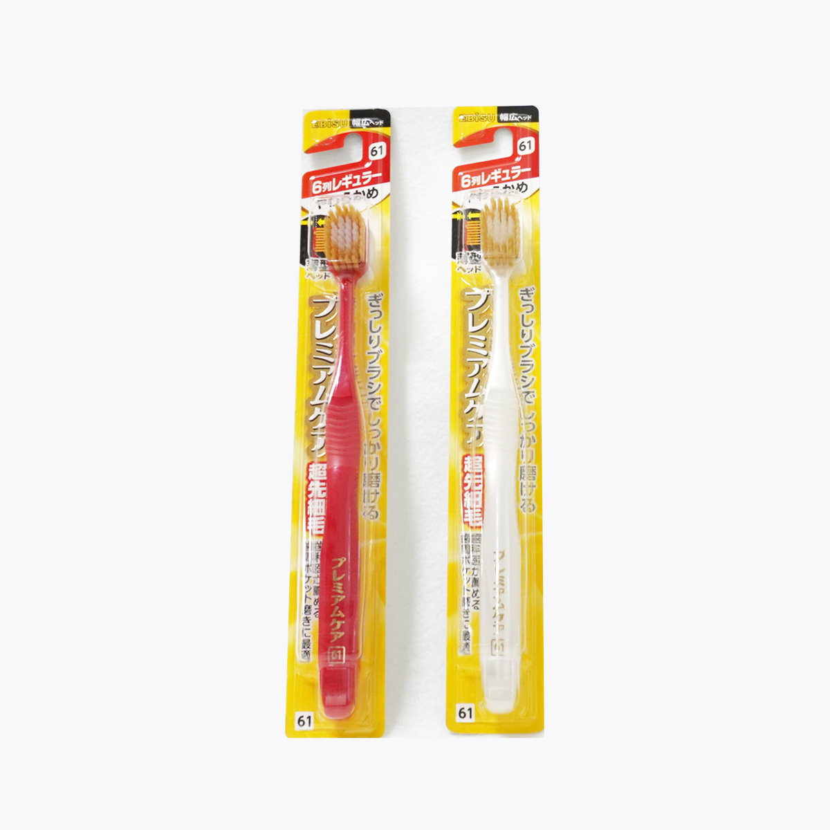 EBiSU 惠百施 Premium 倍護 6列 寬頭 軟刷毛 1入 不挑色