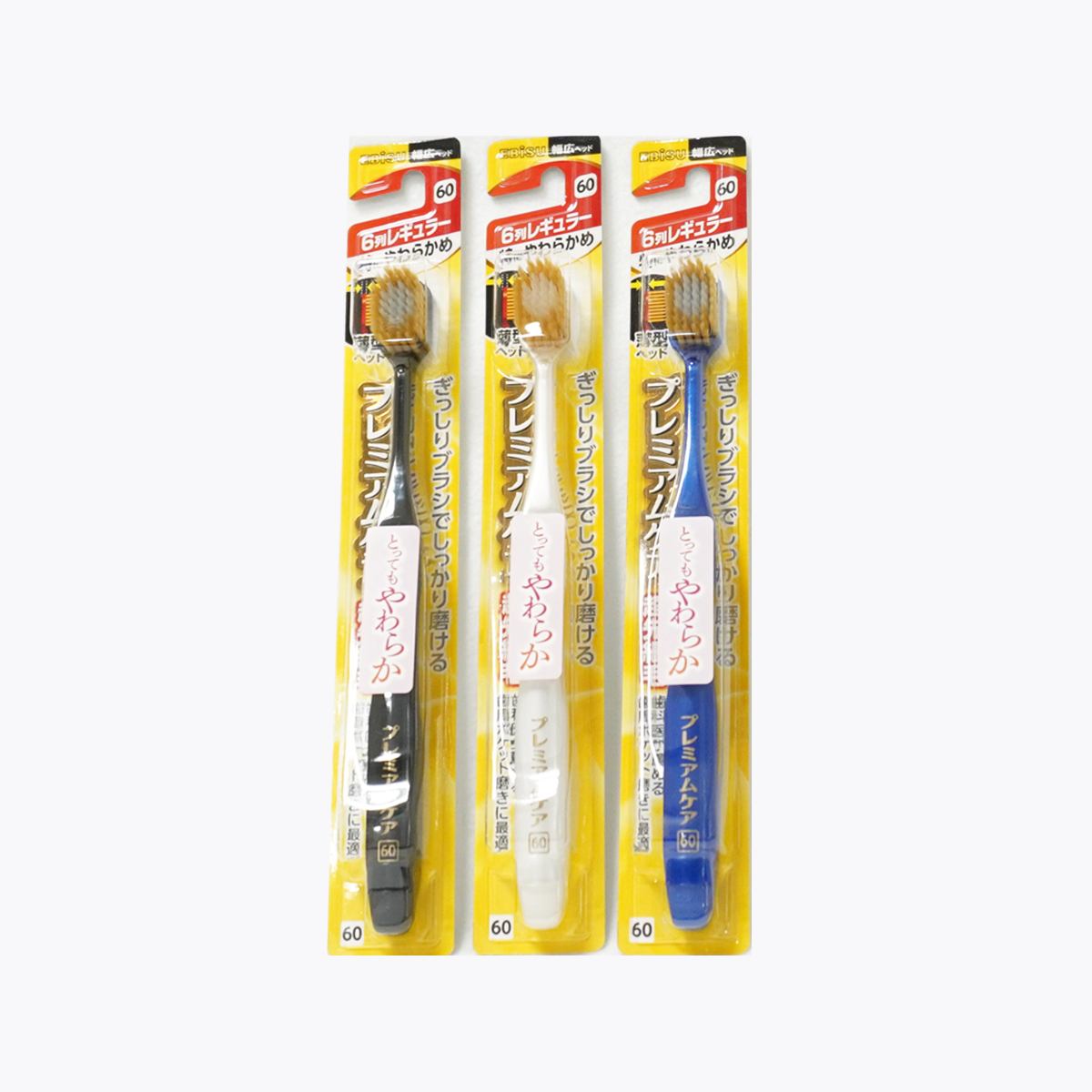 EBiSU 惠百施 Premium 倍護 6列 寬頭 極軟刷毛 1入 不挑色