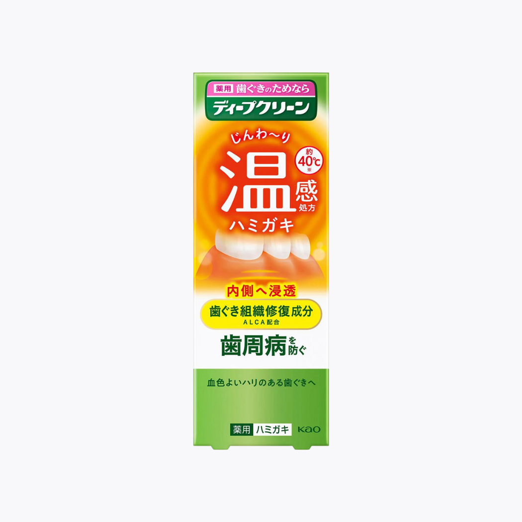 醫藥部外品】花王Deep Clean 藥用溫感牙膏預防牙周病修復牙齦組織85g