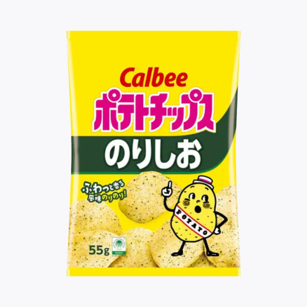 Calbee 卡樂比 海苔鹽味 洋芋片 55g
