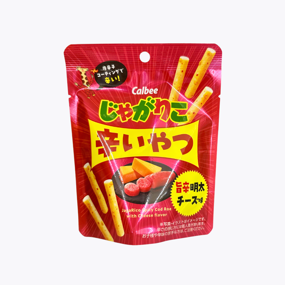 Calbee卡樂比 薯條 Jagarico 辛辣系列 辣明太起司口味 38g