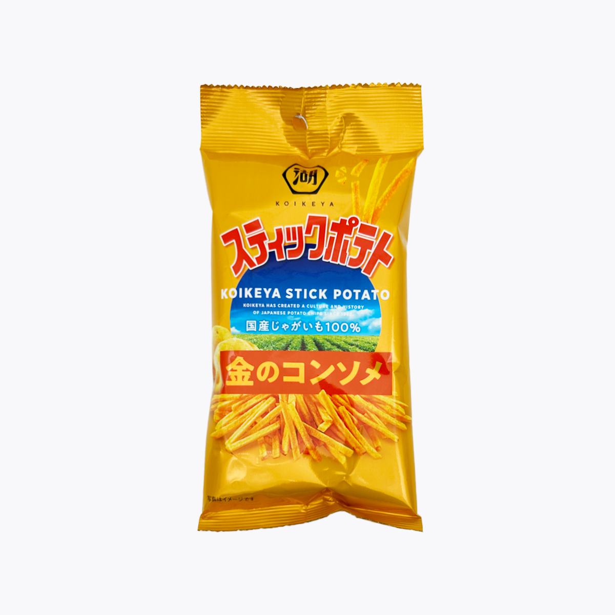 湖池屋 隨身包洋芋條 黃金法式濃湯口味 34g