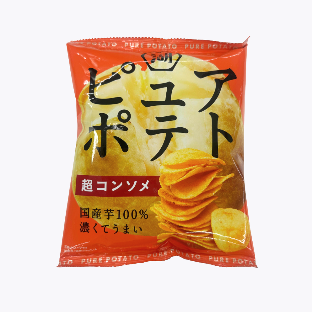 湖池屋 純粹薯 洋芋片 超濃厚雞汁風味 52g