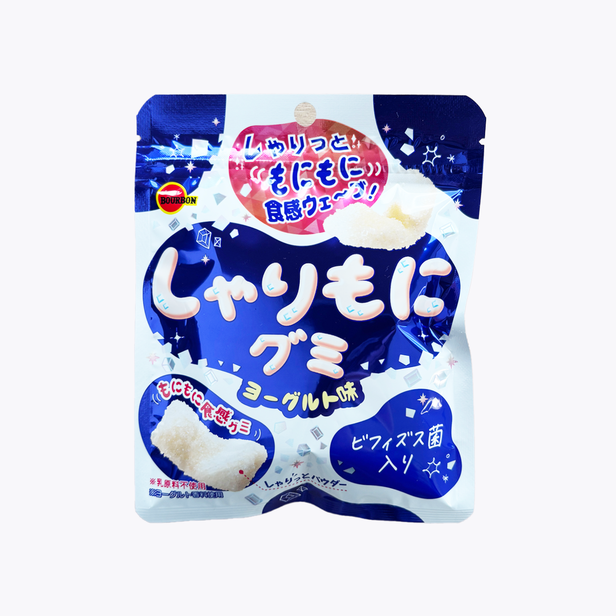 Bourbon Sharimoni 砂糖顆粒感 優格口味軟糖 含雙歧桿菌 57g