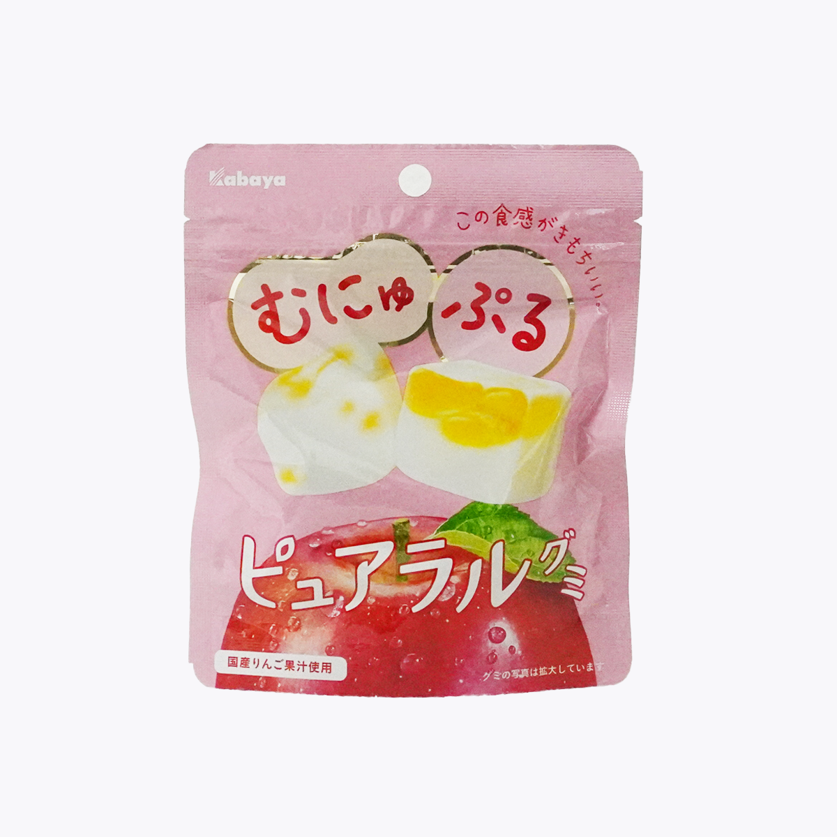 Kabaya卡巴Pureral雙層軟糖 蘋果味 58g