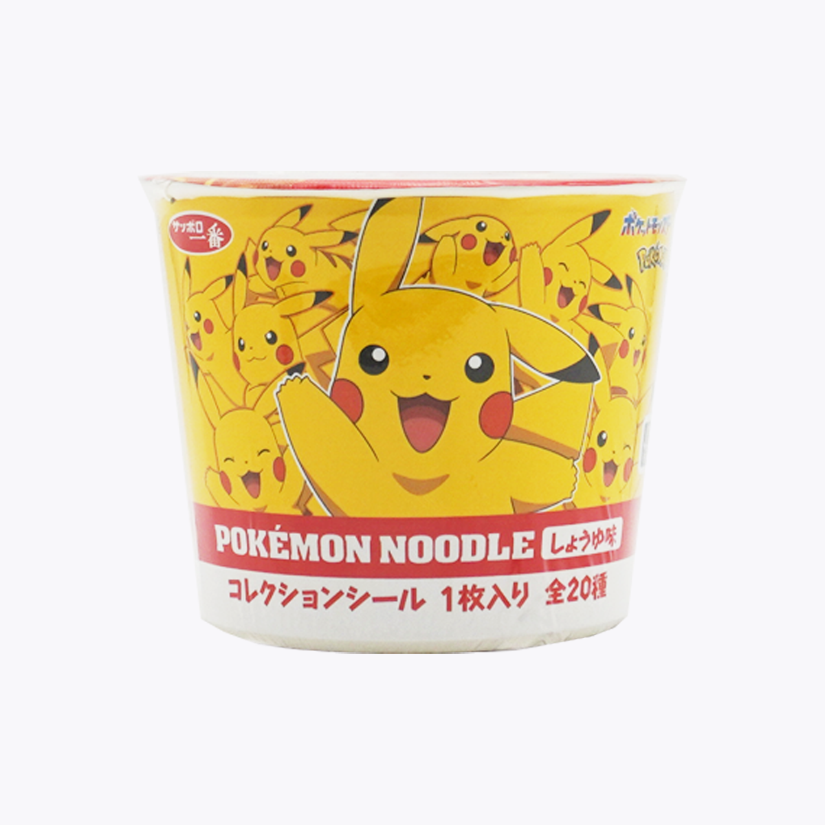 三洋食品 札幌一番 寶可夢 POKEMON 杯麵 泡麵 醬油口味 附貼紙 38g