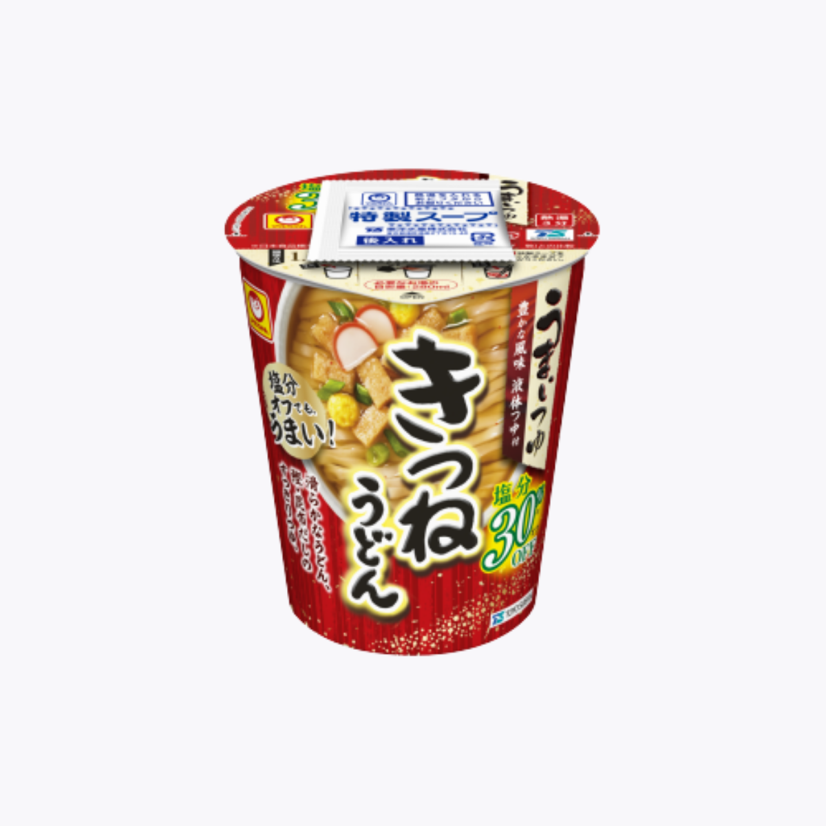 東洋水產 MARUCHAN 美味湯頭 減鹽 豆皮烏龍麵 69g