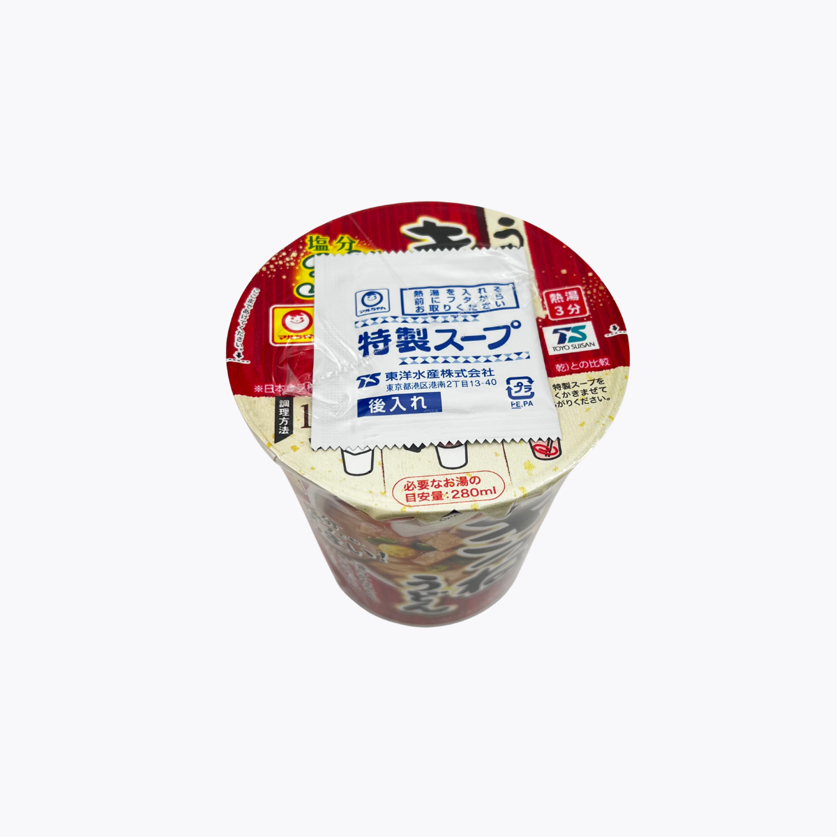 東洋水產 MARUCHAN 美味湯頭 減鹽 豆皮烏龍麵 69g