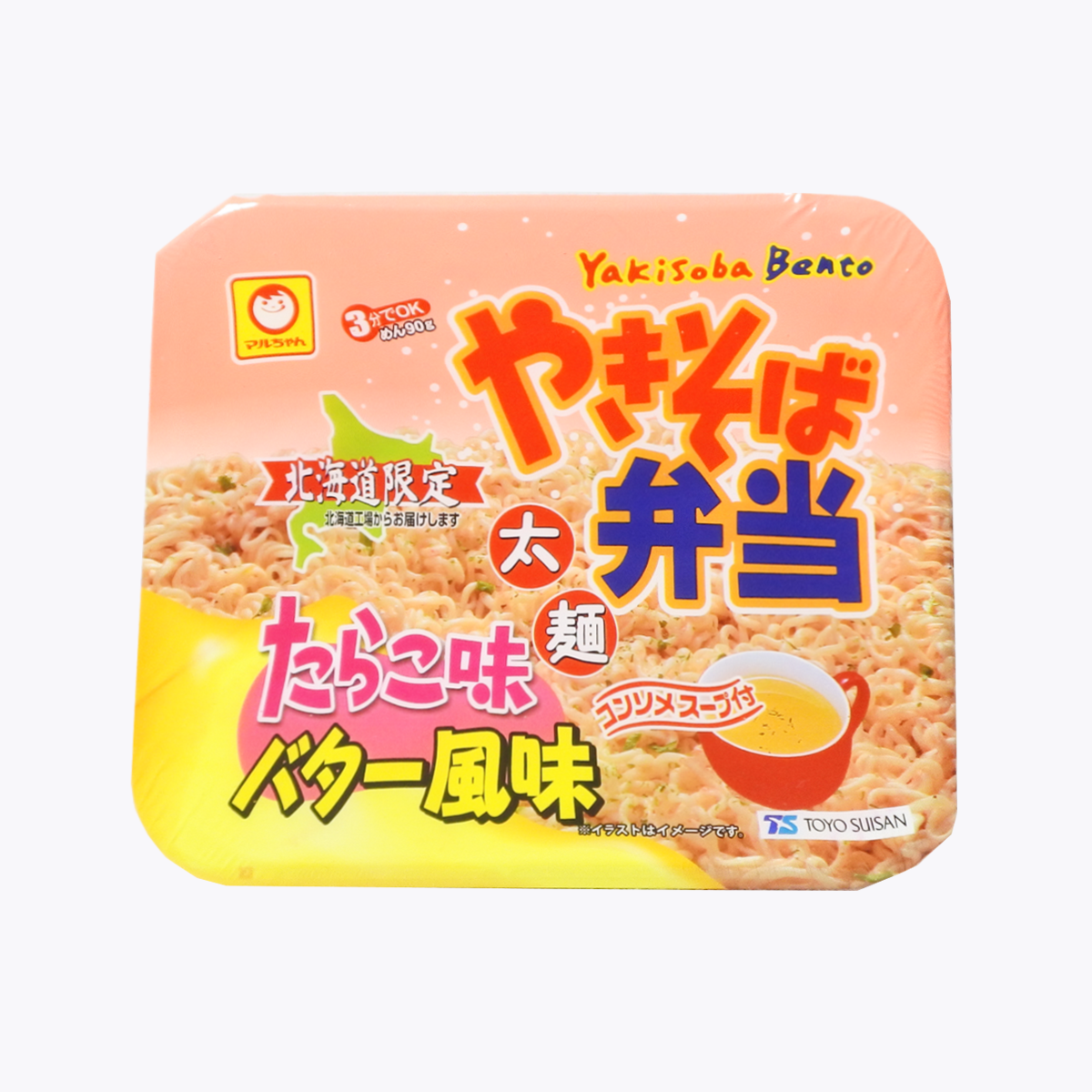 東洋水產 MARUCHAN 北海道限定口味 日式炒麵 奶油鱈魚子味 111g