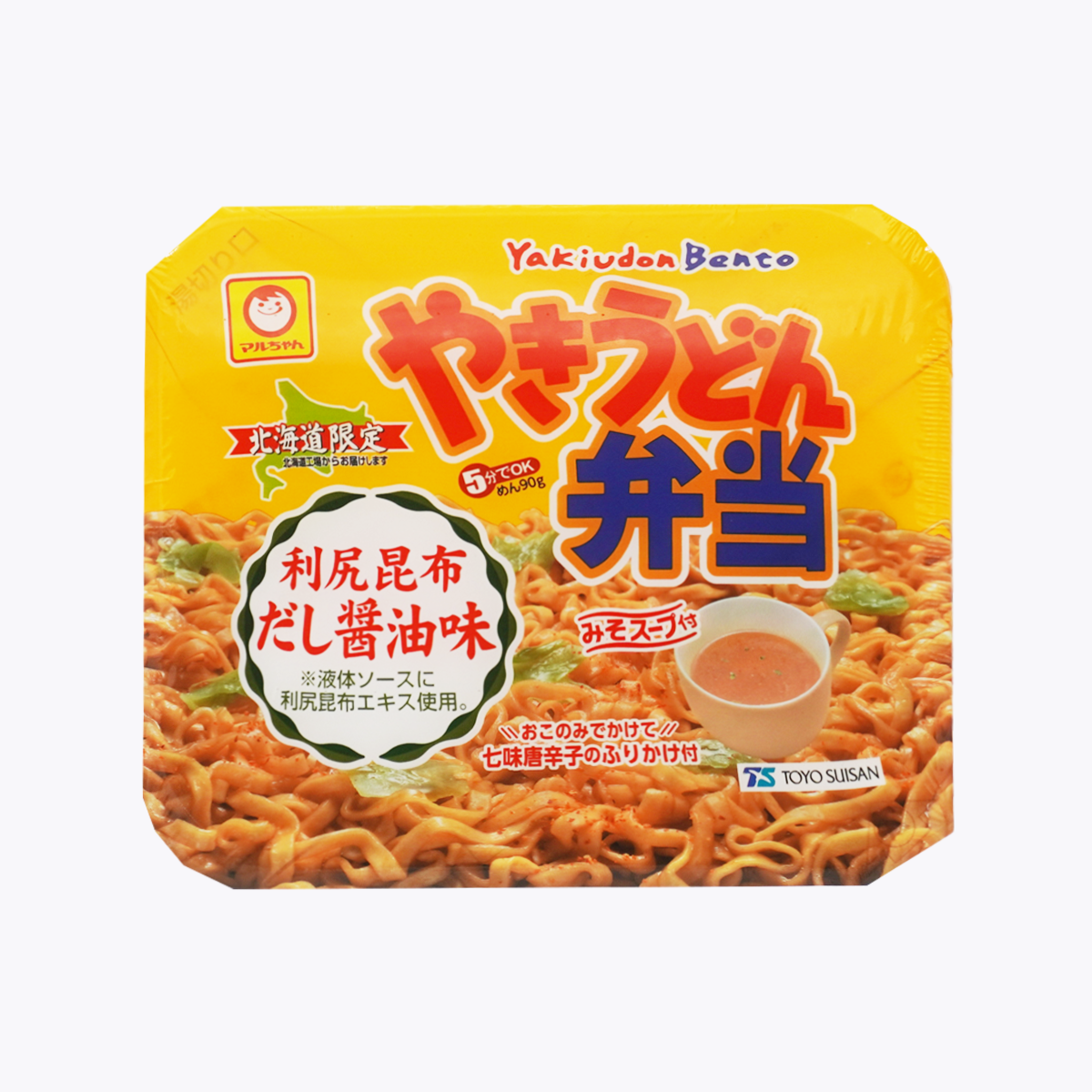 東洋水產 MARUCHAN 北海道限定 利尻昆布高湯醬油味炒烏龍麵 112g