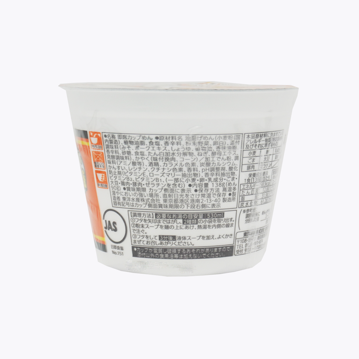 東洋水產 MARUCHAN 大碗 玉米味噌泡麵/拉麵 138g