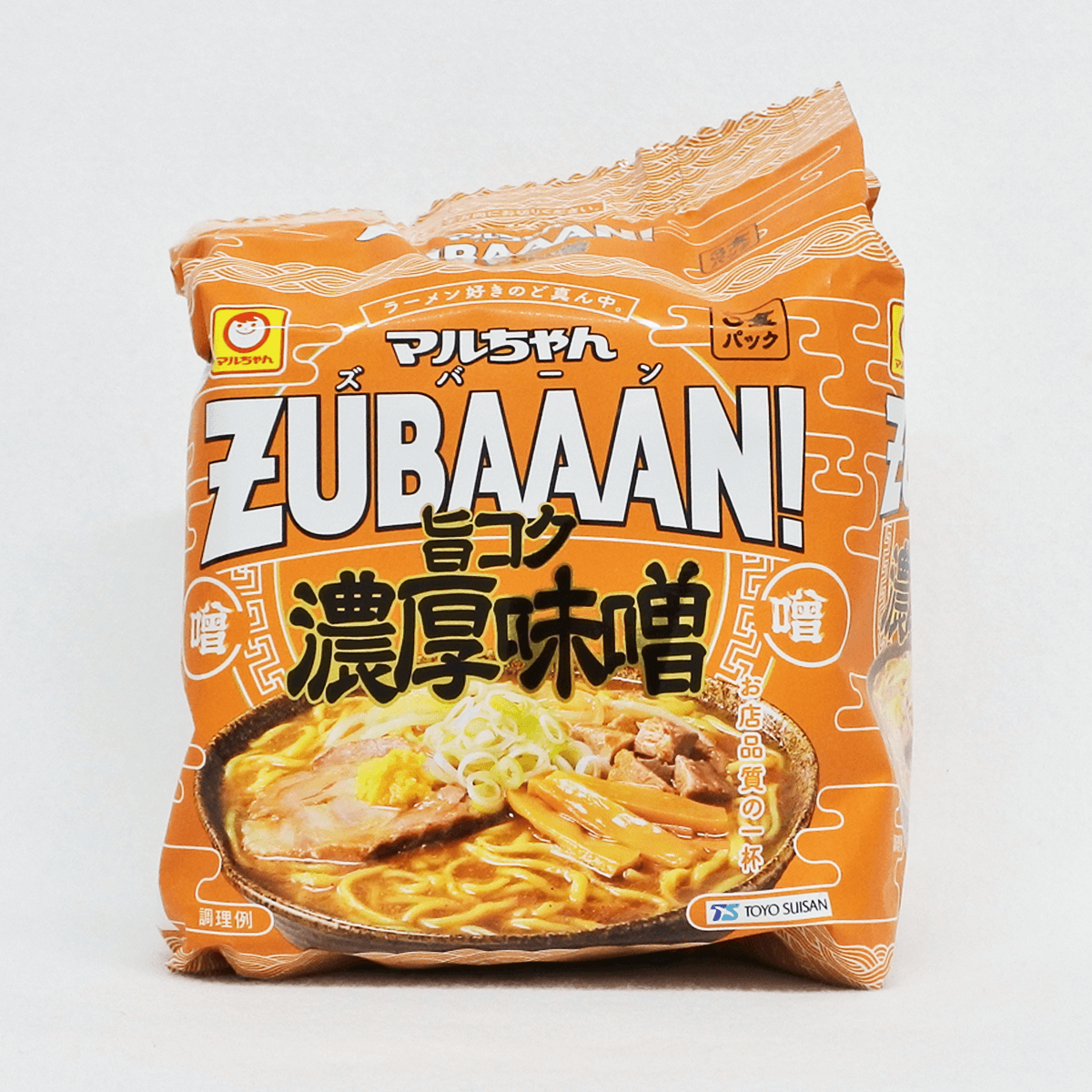 東洋水產 MARUCHAN ZUBAAAN! 濃厚醇香味噌拉麵 3袋裝 378g