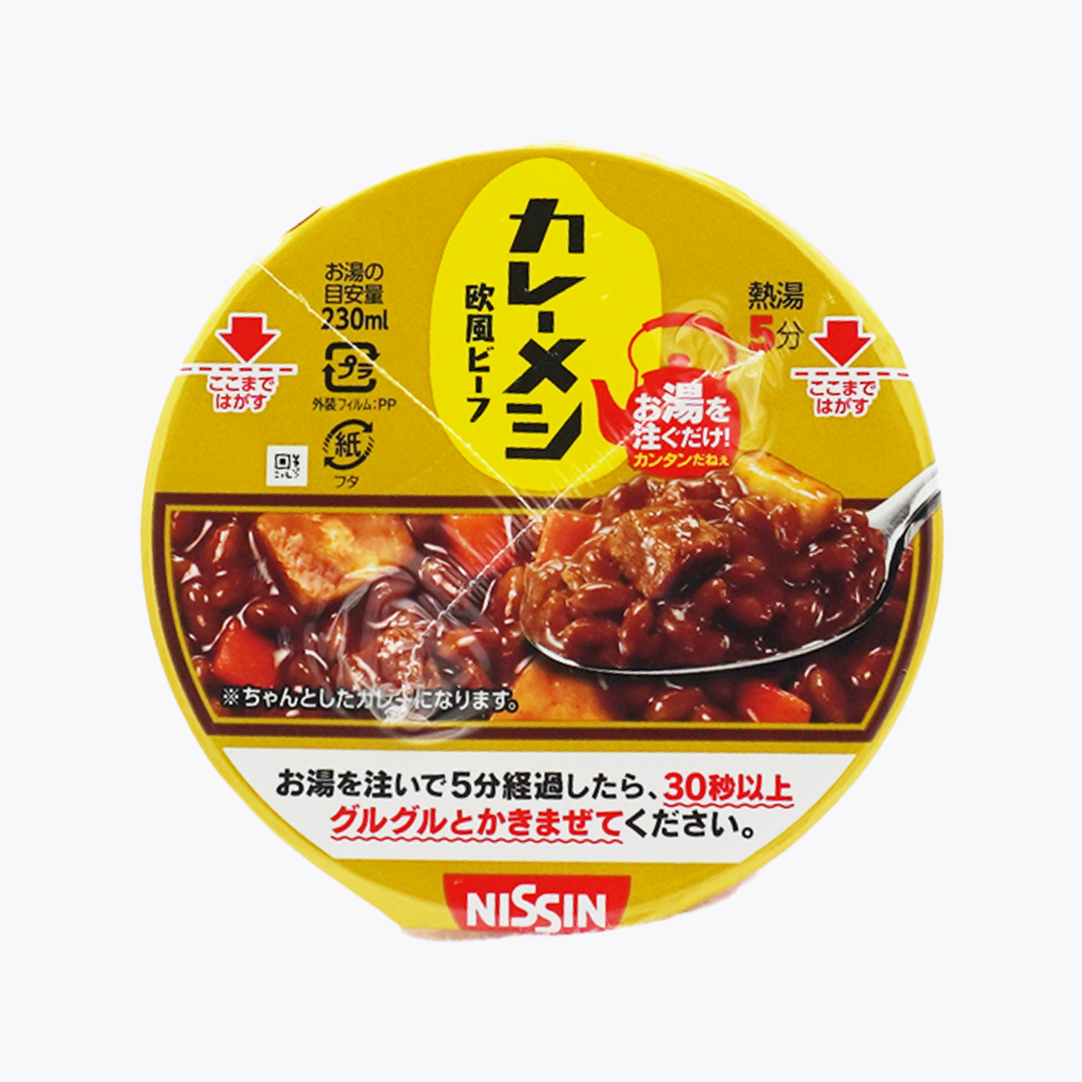 日清食品 NISSIN 歐風牛肉咖哩燉飯 泡飯 107g