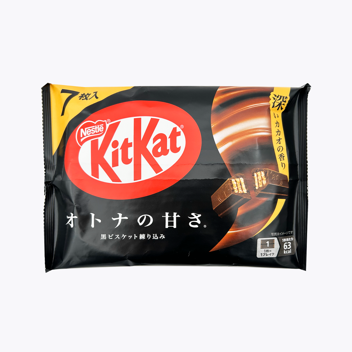 日本雀巢 KitKat 微甜 巧克力威化餅 7入