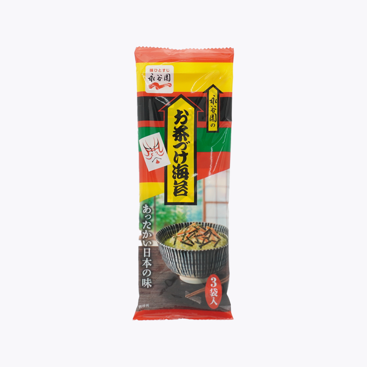 永谷園 茶泡飯調味料 茶漬調味包 海苔風味 6g×3包入 18g