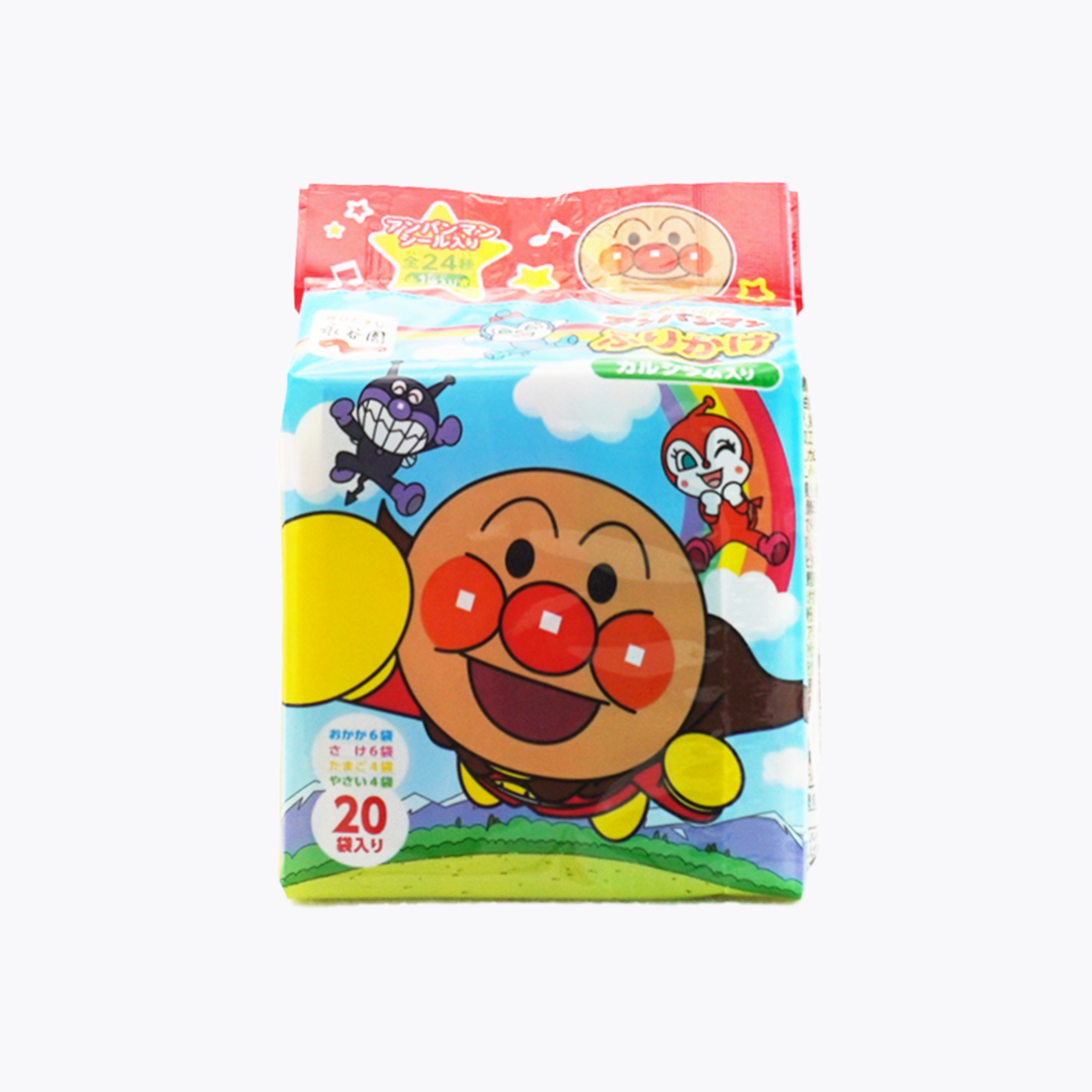 永谷園 麵包超人 拌飯香鬆 迷你包 (附麵包超人貼紙) 20袋 50g