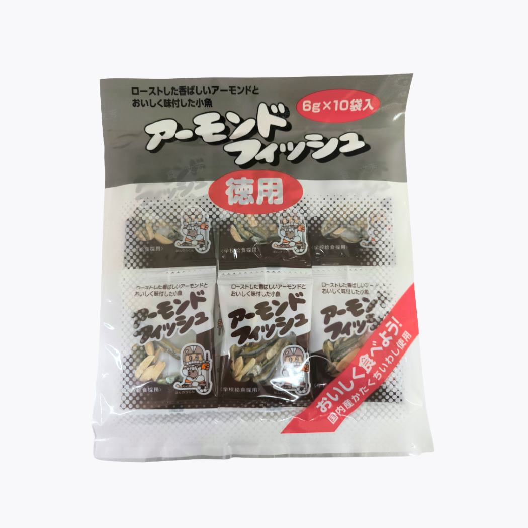 藤澤商事 杏仁小魚干 大包 6g×10P