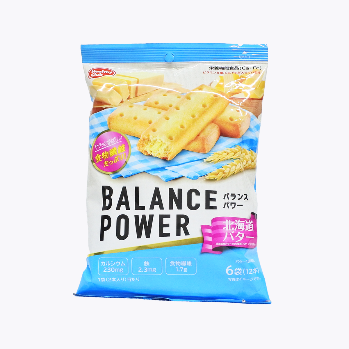 HAMADA BALANCE POWER 營養棒北海道奶油 6袋入