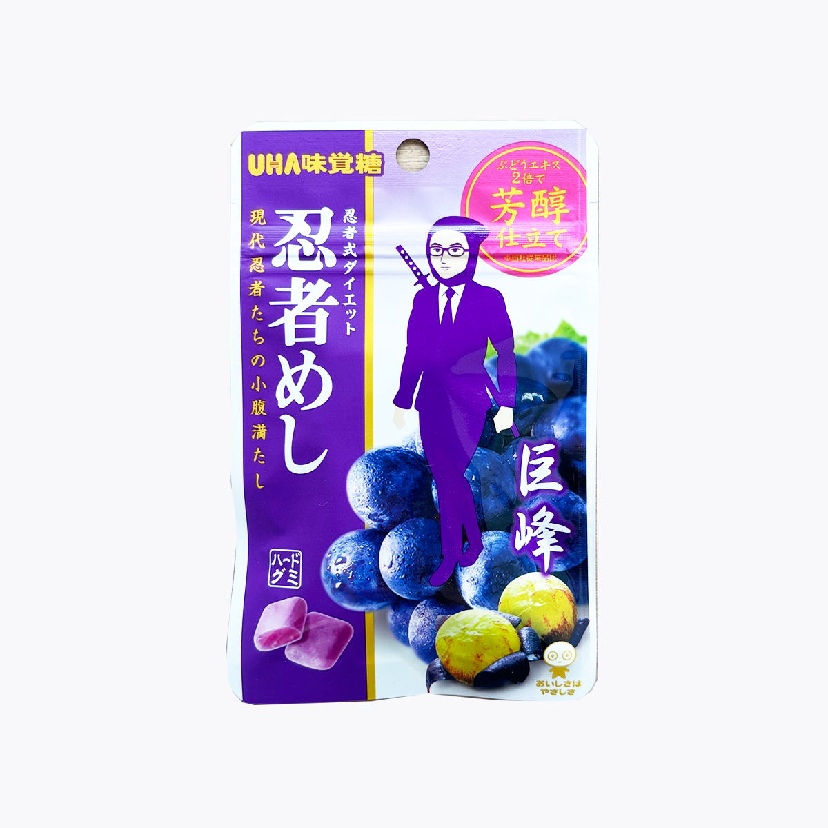 UHA 味覺糖 忍者食 軟糖 巨峰口味 20g