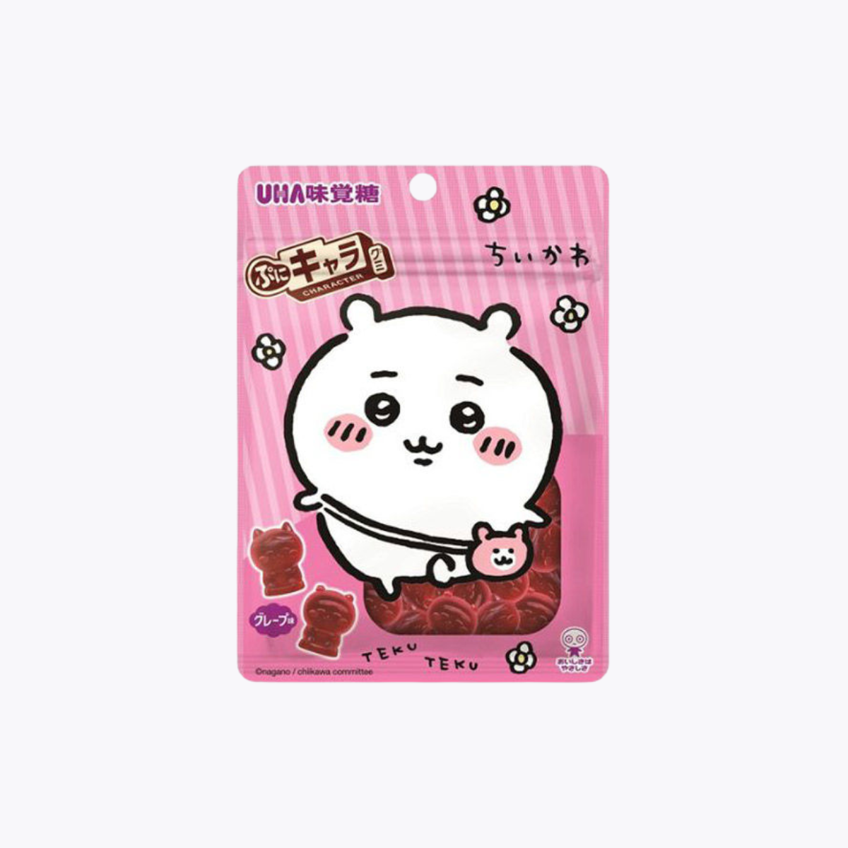 UHA 味覺糖 吉伊卡哇造型 Q彈軟糖 葡萄風味 51g