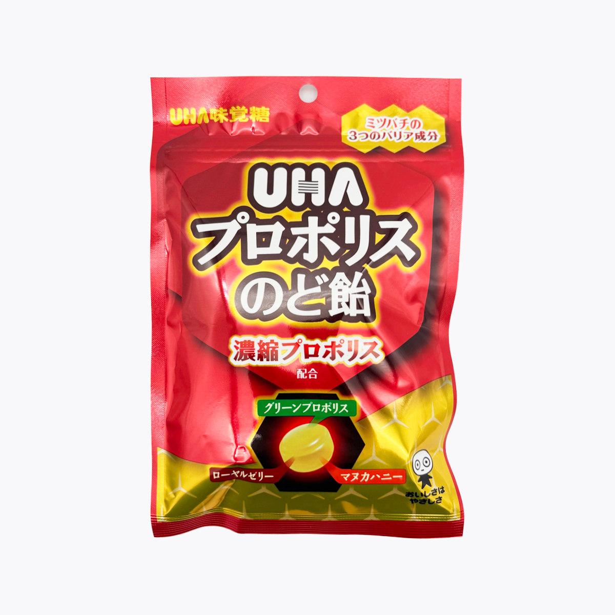 UHA 味覺糖 蜂膠潤喉糖 含濃縮蜂膠 52g