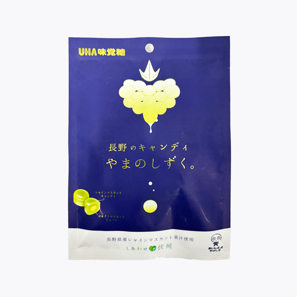 UHA 味覺糖 長野縣麝香葡萄口味 流心糖/夾心糖 79g