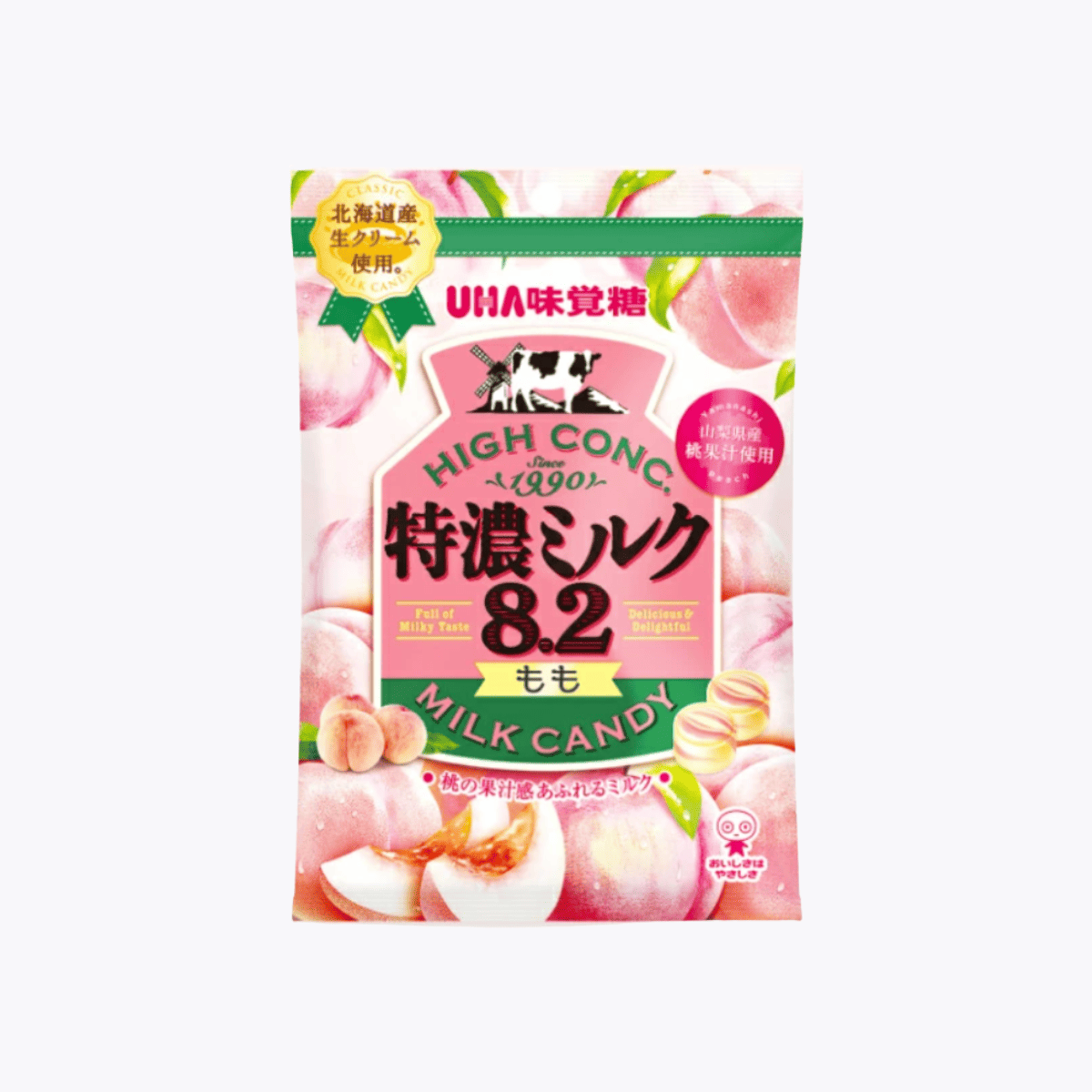 UHA 味覺糖 特濃牛奶糖 水蜜桃味 70g