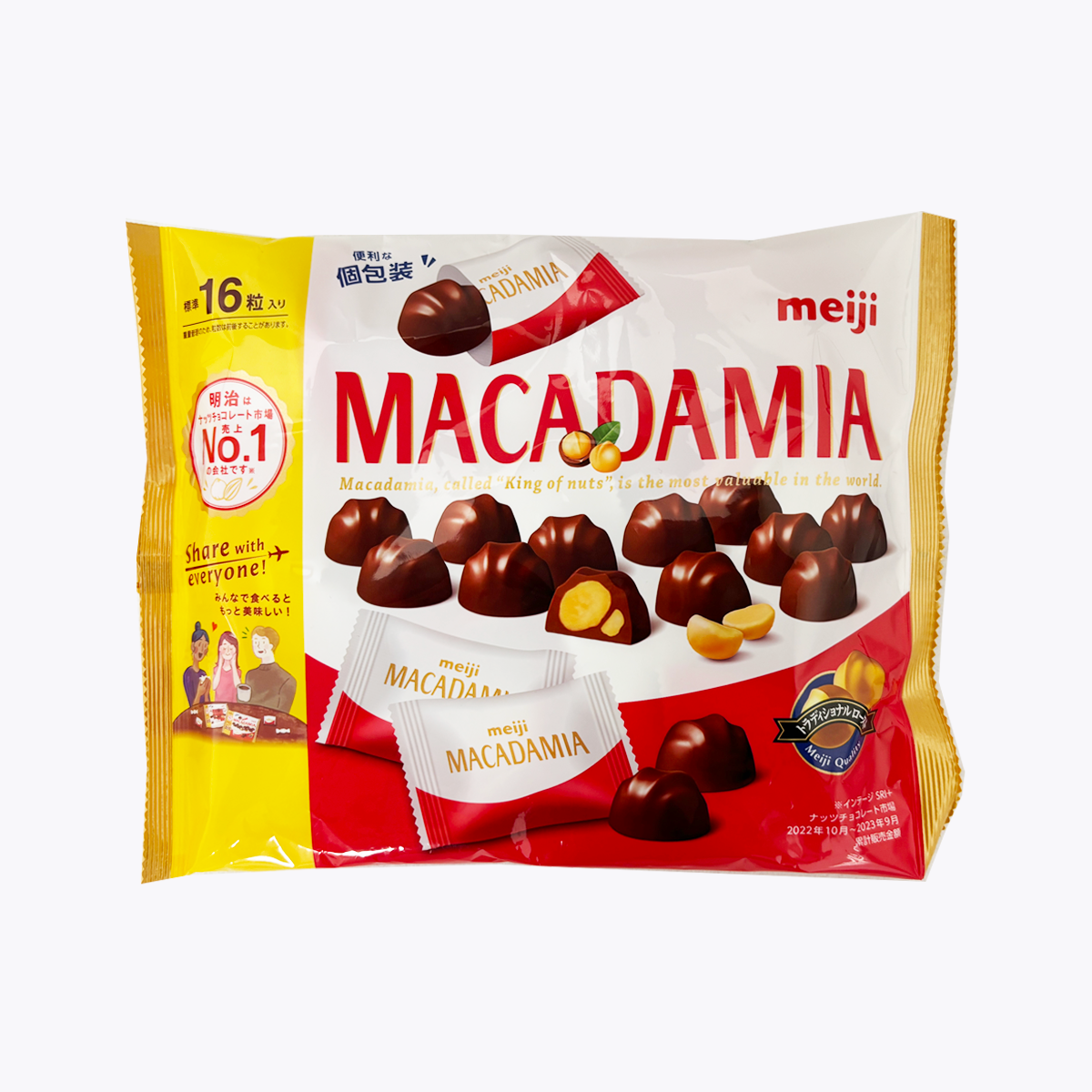 明治 夏威夷豆可可粒 大包 16粒 115g