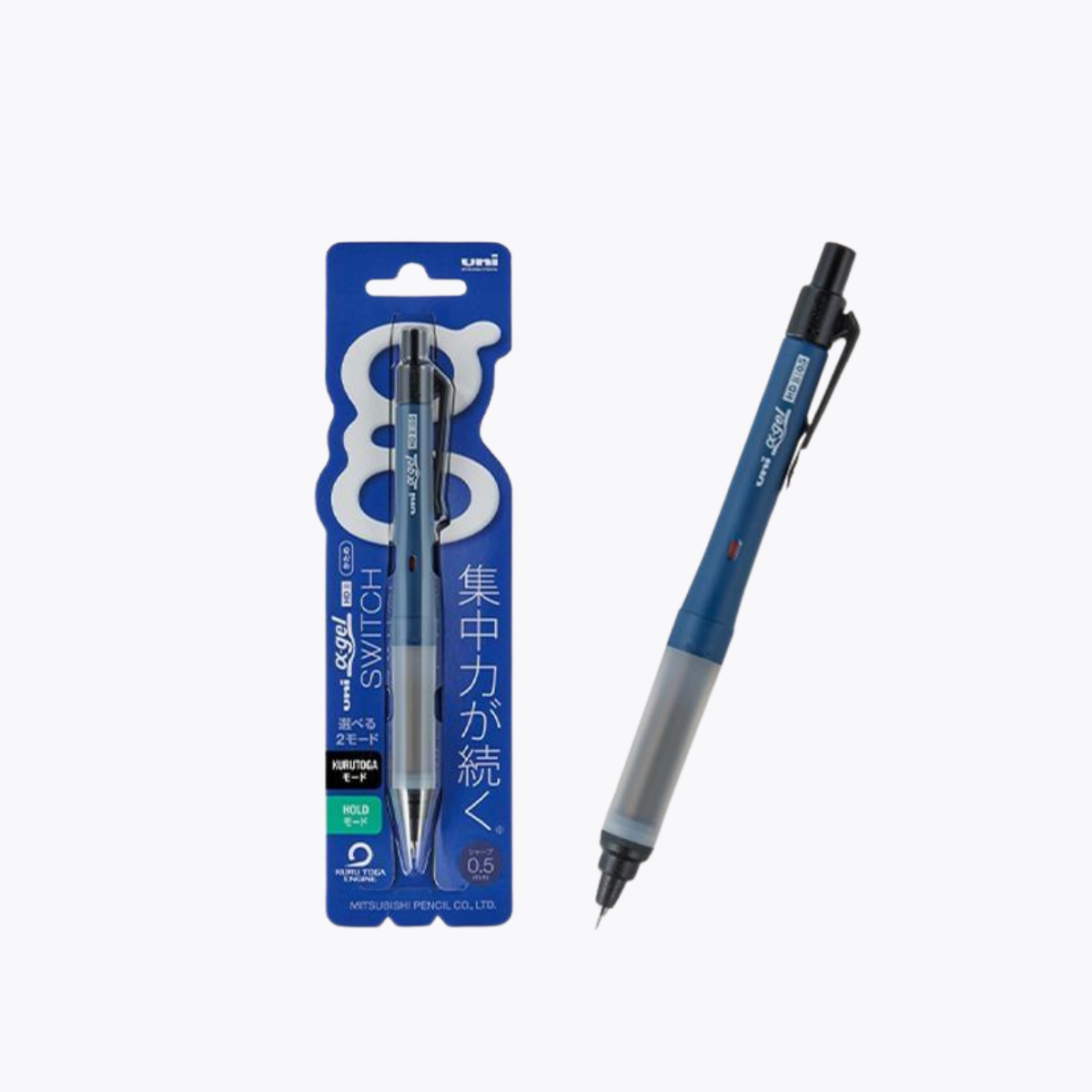 UNI 三菱鉛筆 Alpha Gel Switch 自動鉛筆 0.5mm 海軍藍