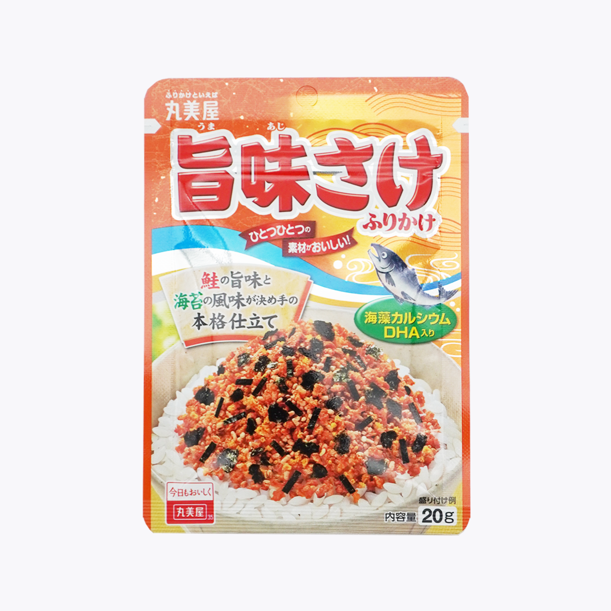 丸美屋食品工業 香酥鮭魚拌飯香鬆 海藻鈣+DHA 20g