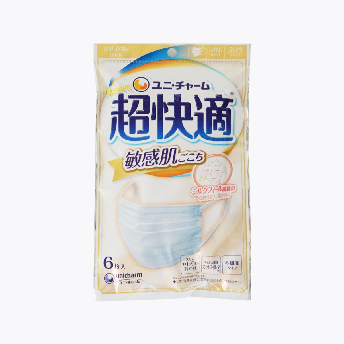 unicharm 嬌聯 超快適敏感肌 一般大小 6片