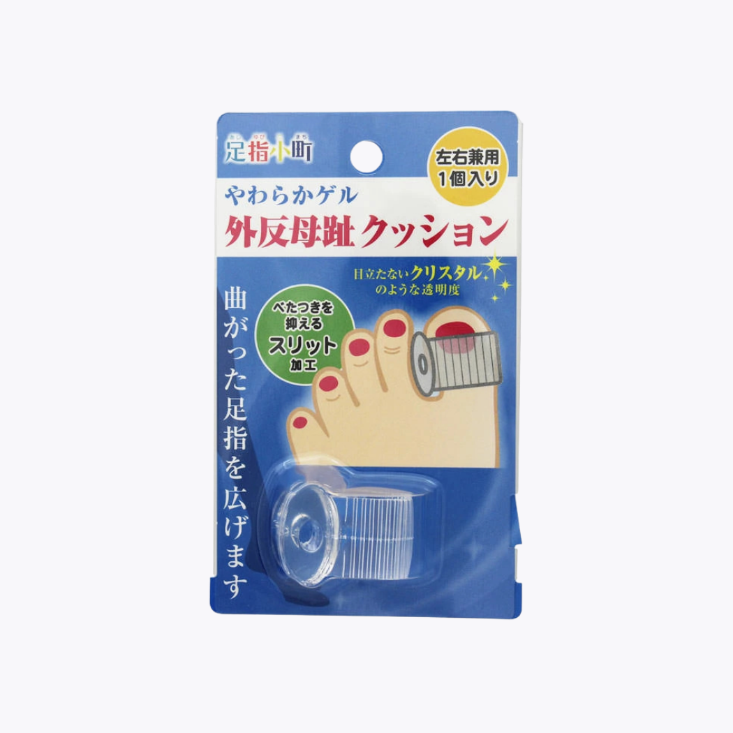 MINOURA 足指小町 柔軟凝膠拇趾外翻緩衝墊 左右腳通用 1個入