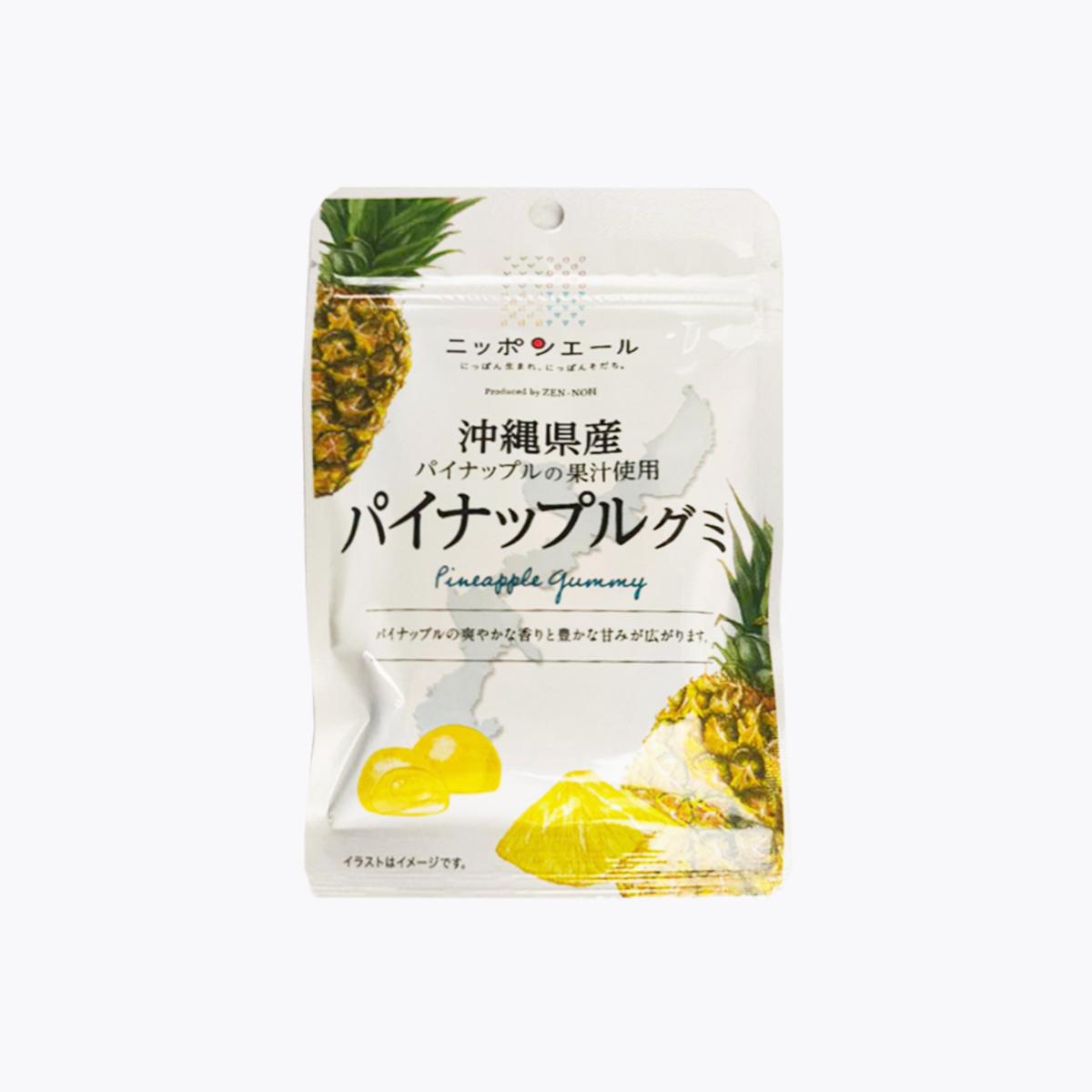 JA全農 沖繩縣產鳳梨軟糖 40g