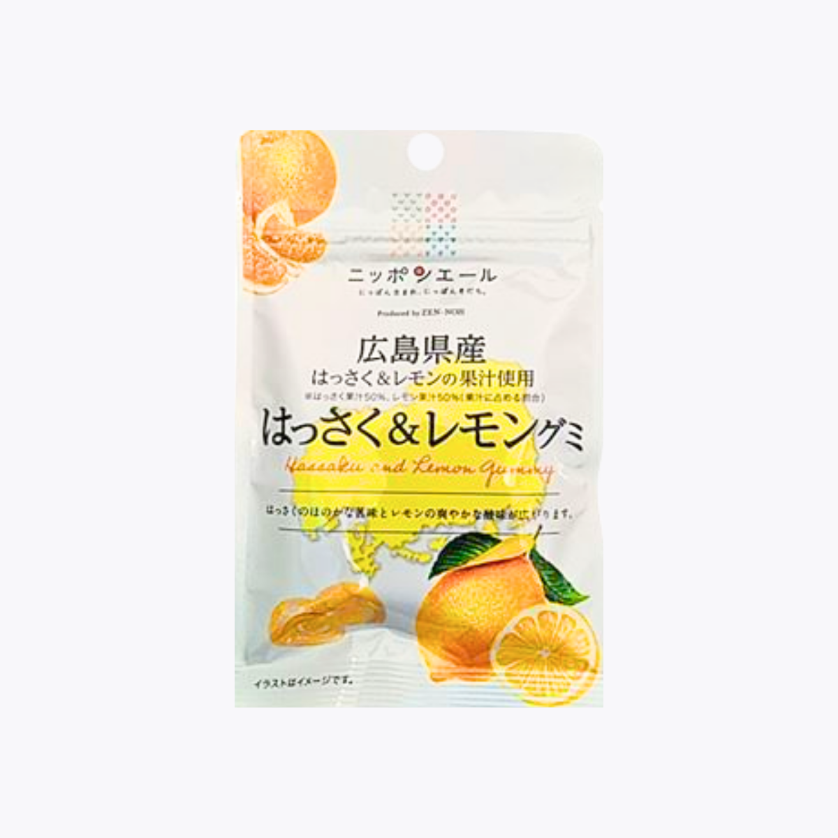 JA全農 廣島縣產八朔&檸檬軟糖 40g